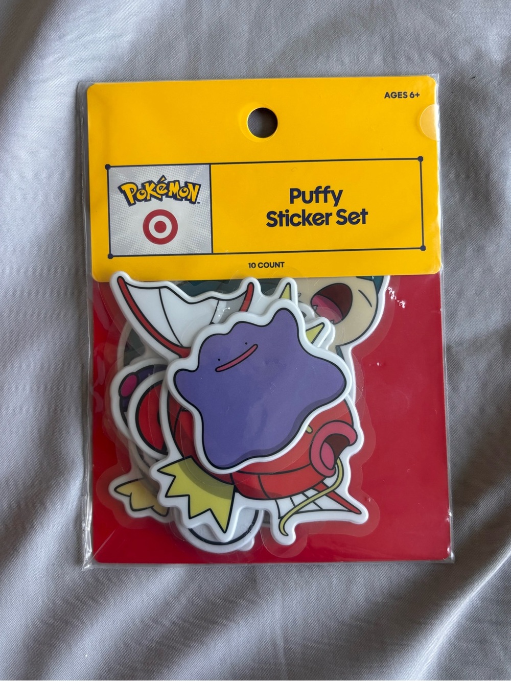 Pokémon x Target Puffy Sticker Set 30th Anniversary Exclusive Pokemon Stickers